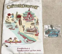 ディズニー クリッターカントリー トートバッグ キーチェーン 2点セット