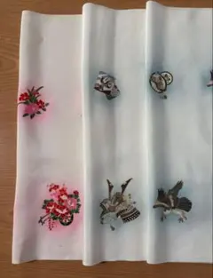 金魚 半襟 半衿 ハンドメイド 流水 生地 仕付けしやすいB - メルカリ