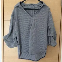 スキッパーシャツ シアーシャツ