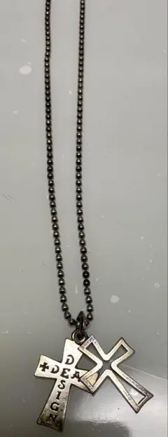 DSQUARED2 スカル クロス ネックレス DSQUARED2 スカル クロス ネックレス - メルカリ