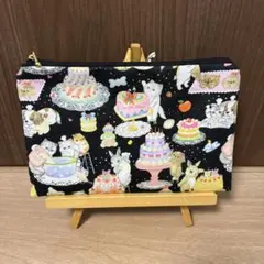 ❣️新柄❣️ユキエモン❣️クックキャッツブラック❣️クッション