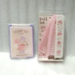 星のカービィ カードミラーS 折りたたみブラシ&コーム セット