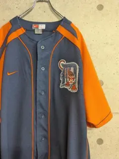 デトロイト・タイガース　Nike ベースボールシャツ　ゲームシャツ MLB