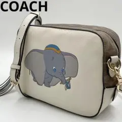 コーチ ディズニーコラボ カメラバッグ ダンボ ショルダーバッグ 