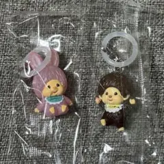 新品 ガシャポン モンチッチ めじるしアクセサリー2 モンチッチくん チムたん