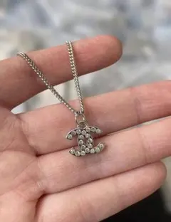 華やかな輝き chanel ココマーク ラインストーン ネックレス