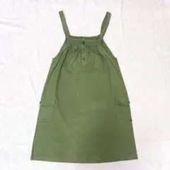 Pippi オリーブグリーン ジャンバースカート 150㎝　女児　女の子