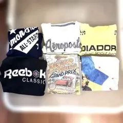 Tシャツまとめて　Reebok CLASSIC Tシャツ ブラック　6枚のサムネイル