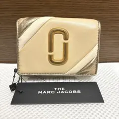 新品　マークジェイコブス　三つ折り財布　ミニ財布　ベージュのサムネイル
