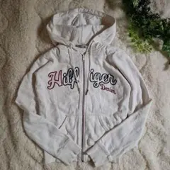 Tommy Hilfiger Denim ジップアップパーカー XS　綿　古着