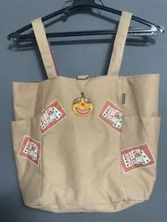 KARL HELMUT クマさん刺繍辛子色 トートバッグ肩紐付き（新品、未使用） 3065001373819472_01_0523w.jpeg