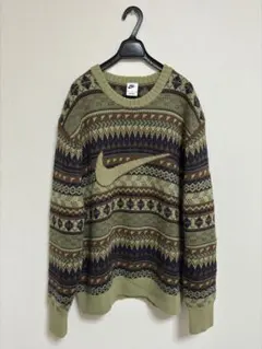 新品】NIKE フェアアイル スウッシュセーター スウェット - メルカリ