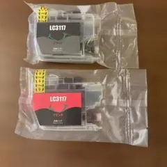 LC3117 ブラック マゼンダ　インクカートリッジ　ブラザー　2個セットのサムネイル