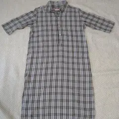 45rpm チェック柄 ロングシャツ チュニック サイズ1のサムネイル