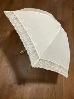 （美品）ランバン　日傘　白