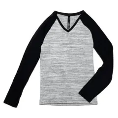 定価2万 wjk MELANGE JERSEY BOA ニット カットソー Sのサムネイル