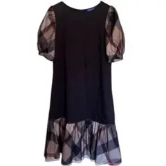 【完売品】ブルーレーベルクレストブリッジ　原宿限定クリアポンチワンピース　36