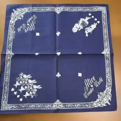 不思議の国のアリス ヴィンテージ ハンカチ 昭和レトロ