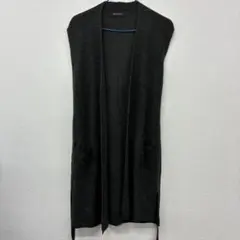 nouvelle et chic ニットジレ　L グレー　※34