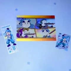 忍たま乱太郎 佐武虎若 ロングステッカー レターペーパー クリアカード