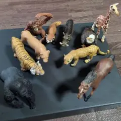 シュライヒ　廃盤品　サファリ　ヒョウ　ゴリラ　トラ　ライオン（メス）まとめ売り