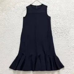 未使用級✨22SS✨フォクシー フリージア サマーニットドレス ワンピース 紺