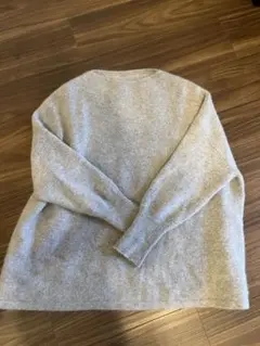 SLOBE IENA グレー クルーネックセーター