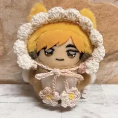 ちみけもマスコット ぬい服 ぬい帽子 ボンネット ピンク