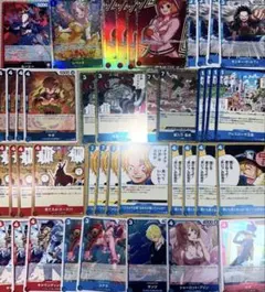 神の島の冒険　赤青ルーシー　デッキパーツ　レベッカSR 合計40枚まとめ