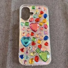 カラフル ストーン キラキラ iPhoneケース