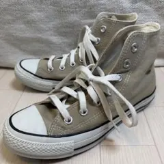 CONVERSE オールスター ハイカット ベージュ 23.5cm キャンバス