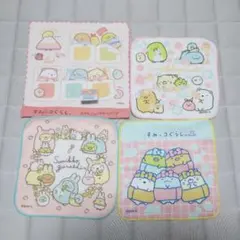 すみっコぐらし ミニタオル プチタオル 4枚セットのサムネイル