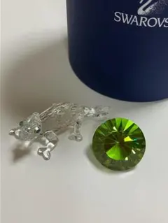 スワロフスキー Swarovski 置物 カメレオン カラーチェンジ - メルカリ