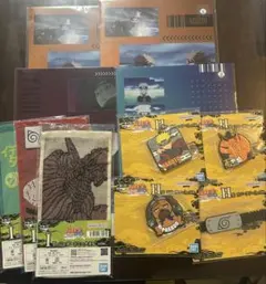 ナルト一番くじ　クリアファイル、タオル、ラバーアソート　まとめ売り