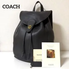 美品✨ COACH オールドコーチ リュック バックパック ネイビー 9943のサムネイル