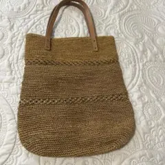 美品 無印良品 かごバッグ トートバッグ ベージュのサムネイル