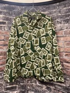 NANO UNIVERSE総柄シャツ