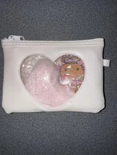 Hello Kitty ハート型ポーチとキーホルダーセット