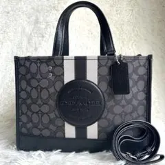 極美品✨コーチ ショルダーバッグ 2way デンプシー キャリーオール ブラック