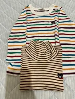 【限定値下】DOUBLE Bミキハウス Tシャツ・タートルネック 80