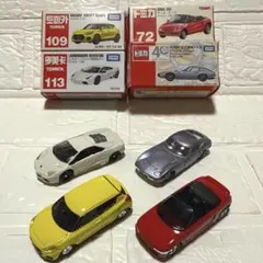 トミカ　スポーツ系　日本製モデル含　ランダム４台セット