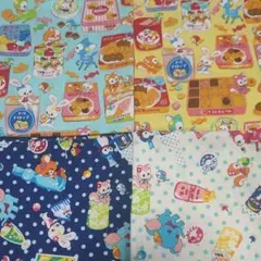 レトロ柄はぎれ生地セット