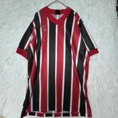 TOPPER ストライプ Vネックサッカーシャツ　ブラジル　ビンテージのサムネイル