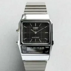 カシオ　デジタル腕時計　新品　レトロモダン 国内正規品モデル シルバー　ブラック