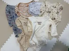 ベビーロンパース肌着セット80㎝　ユニクロ　西松屋