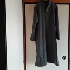 ウール100% グレー ロングワンピースのサムネイル