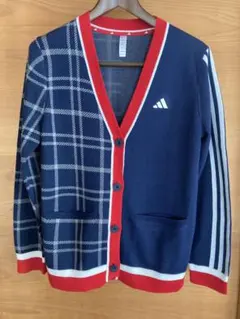 未使用　adidas ニットカーディガン Sサイズ