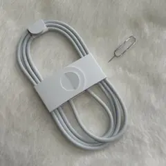 Apple 純正 編み込み式 USB-C充電ケーブル 1m SIMピン付き