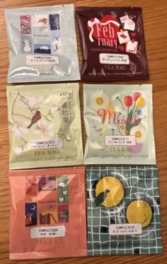 季節のティーバッグセット 6個