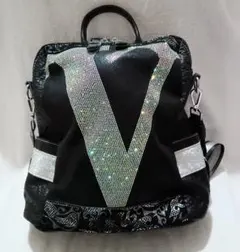 レディース ショルダーバッグ キラキラ ブラック ポケット 肩掛け